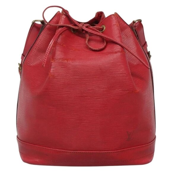 LOUIS VUITTON Epi Petit Noe Shoulder Bag Red M44107 LV Auth 129608 - Picture 2 of 16